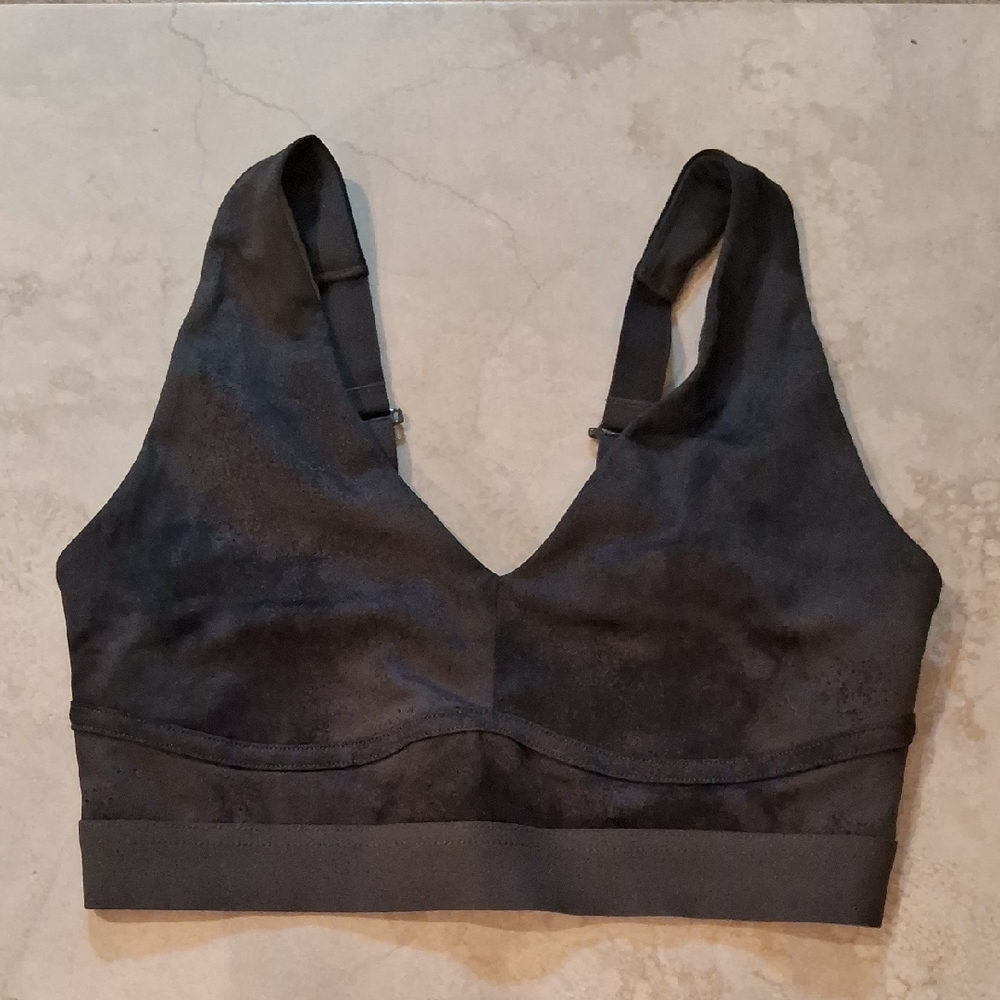 Fabletics Charcoal Sports Bra